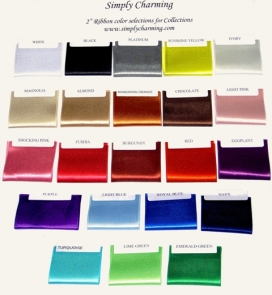 [REFERENCE] 2" Satin Ribbon Colors